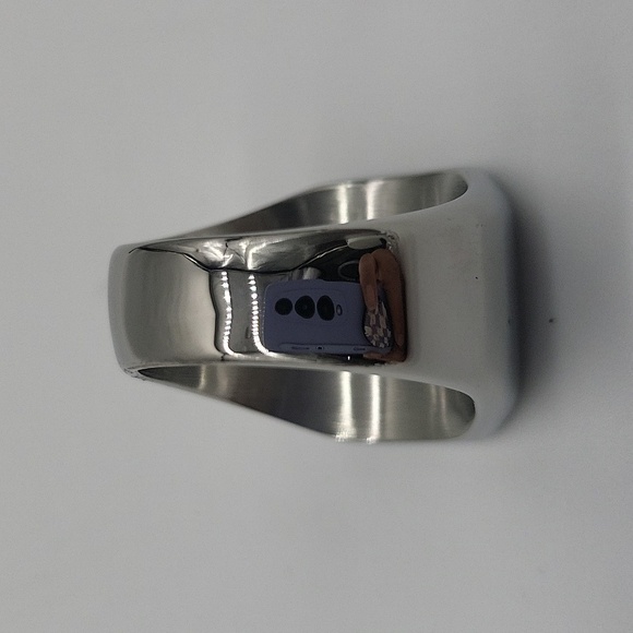 1611- Stainless Steel Handmade Men's Ring Letter D Engraved Size 9.5 NWT - Picture 8 of 8